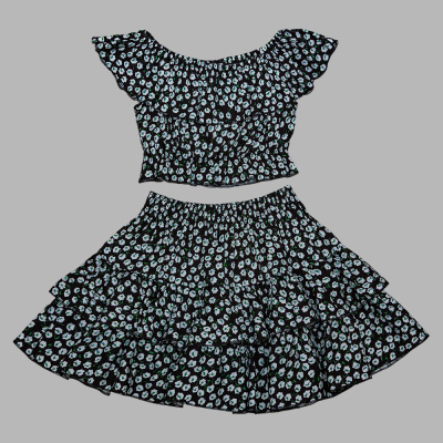 Комплект Топ и юбка Чуди Кидс 321625-2 чёрный 01